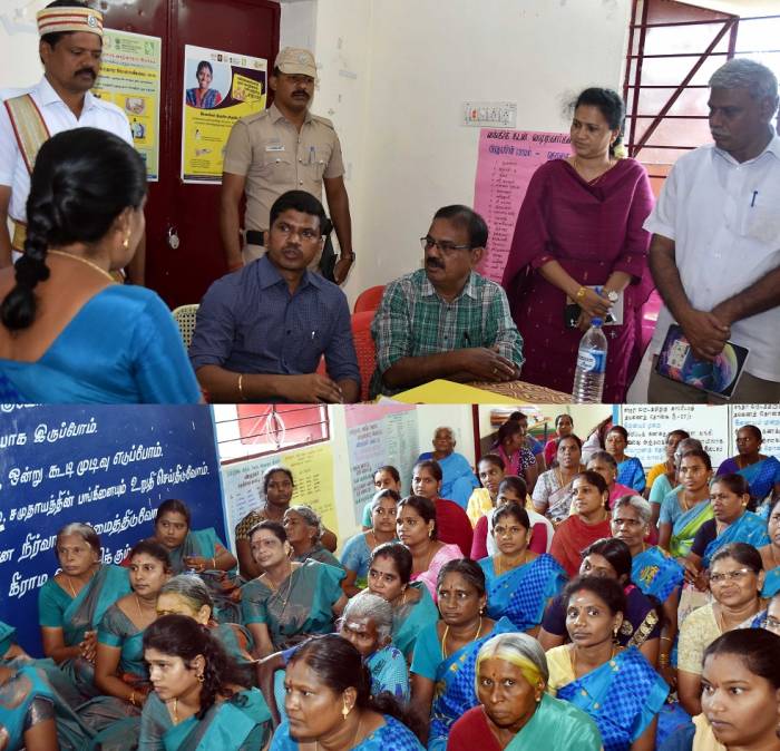 விருதுநகர்  ஊராட்சி ஒன்றியப் பகுதிகளில் தமிழ்நாடு மாநில ஊரக வாழ்வாதார இயக்கம் மூலம் மகளிர் சுய உதவி குழுக்களின் செயல்பாடுகள் குறித்து மாவட்ட ஆட்சித்தலைவர் அவர்கள் ஆய்வு செய்தார்.