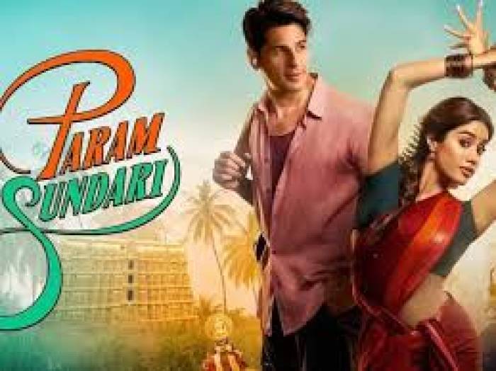 சித்தார்த் மல்ஹோத்ரா, ஜான்வி கபூர் நடிப்பில் வெளியான பரம் சுந்தரி.