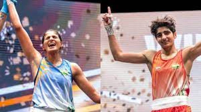 உலக குத்துச்சண்டை சாம்பியன்ஷிப்பில் இந்தியா 2 தங்கம், 1 வெள்ளி, 1 வெண்கலம் என மொத்தம் 4 பதக்கம் வென்றது .