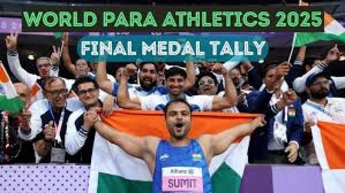 உலக பாரா தடகள வரலாற்றில் முதன்முறையாக இந்தியாவுக்கு இம்முறை 6 தங்கம், 10 வெள்ளி, 6 வெண்கலம் என, மொத்தம் 22 பதக்கம் கிடைத்தது.