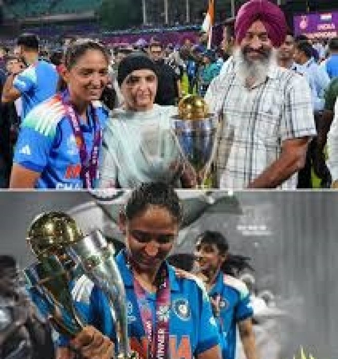 உலக கோப்பை வெல்வதே கனவாக இருந்தது என கேப்டன் ஹர்மன்பிரீத் பெருமிதம்  .