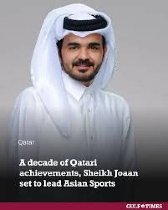 ஷேக் ஜோவான் ஆசிய ஒலிம்பிக் கவுன்சிலுக்கு புதிய தலைவராக போட்டியின்றி தேர்ந்தெடுக்கப்பட்டார்.