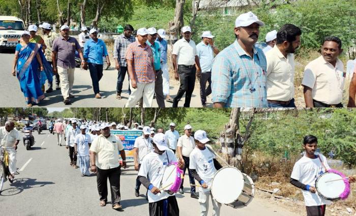 வாக்களிக்க எந்த வேட்பாளரிடமிருந்தும் பணமோ, அல்லது பரிசு பொருட்களோ பெறாமல் கண்ணியமாக வாக்களிப்பதை வலியுறுத்தி திருநங்கைகள், பொதுமக்கள் மற்றும் அரசு அலுவலர்கள் பங்கு பெற்ற வாக்காளர் விழிப்புணர்வு நிகழ்ச்சிகள்.