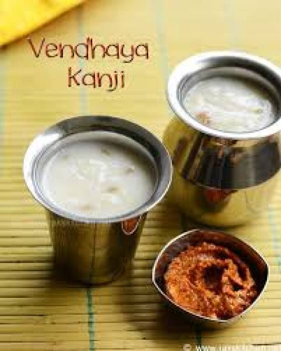 வெந்தயம், பூண்டு கஞ்சி.