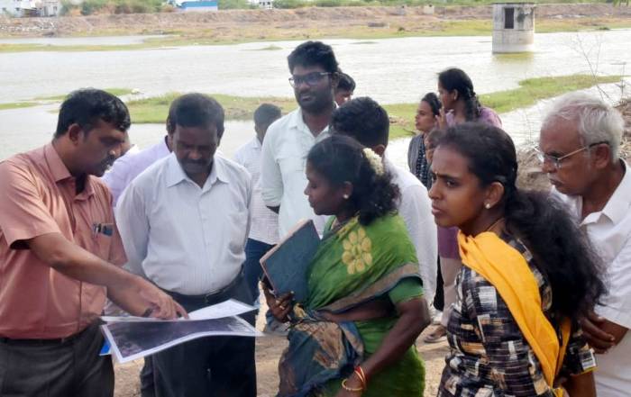 சீமைக் கருவேல மரங்கள் அகற்றும் பணிகளை சென்னை உயர்நீதிமன்ற ஓய்வுபெற்ற நீதிபதி திரு.செல்வம் அவர்கள் பார்வையிட்டு ஆய்வு செய்தார்.