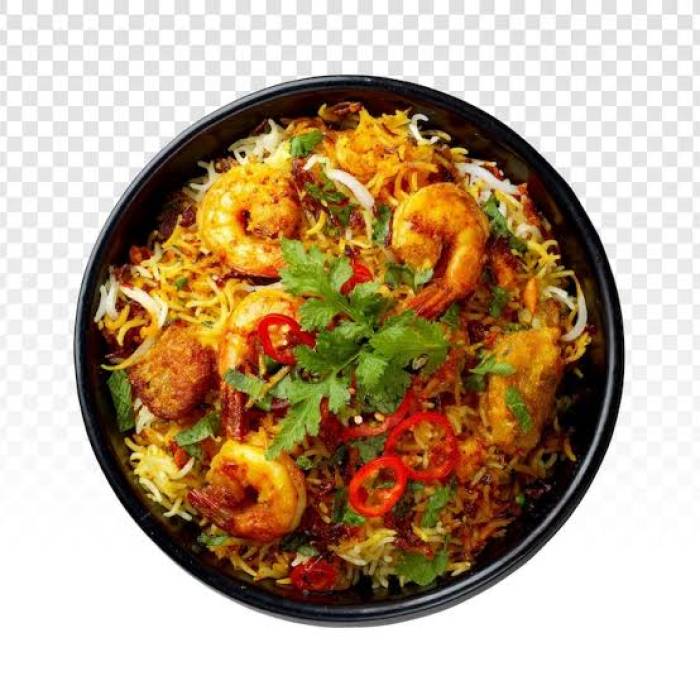 இறால் பிரியாணி.