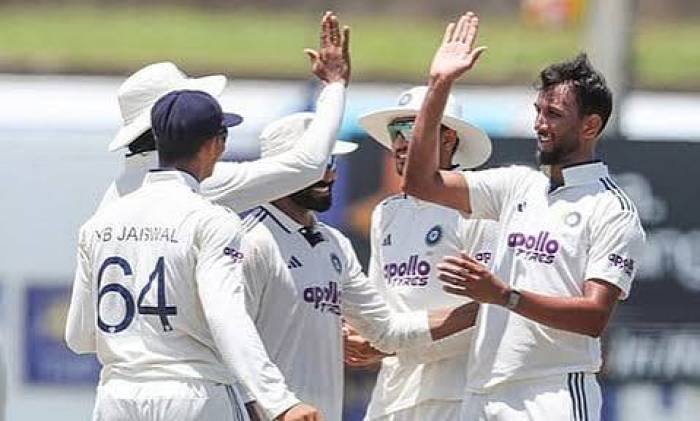இலங்கைக்கு எதிரான டெஸ்ட் தொடர்: இந்தியா 1-0 என வெற்றி.