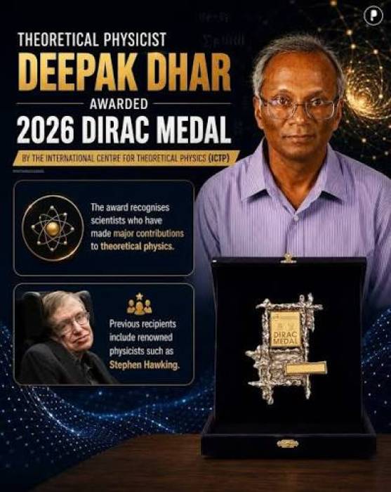 இந்திய விஞ்ஞானிக்கு சர்வதேச அங்கீகாரம்!