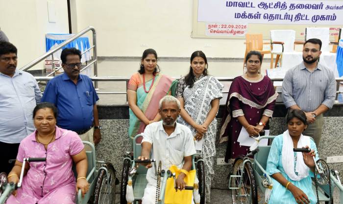 அமைச்சர்  அவர்கள் மக்கள் தொடர்பு திட்ட முகாமில் 277 பயனாளிகளுக்கு ரூ.24.65 இலட்சம் மதிப்பிலான பல்வேறு நலத்திட்ட உதவிகளை வழங்கினார்.