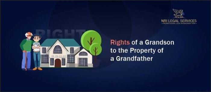 தாத்தாவின் சொத்தில் பேரனுக்கு எப்போது உரிமை இல்லை?