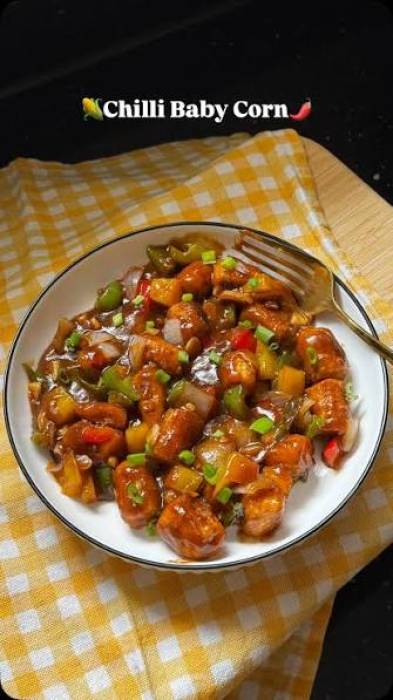 பேபி கார்ன் சில்லி (Baby Corn Chilli)